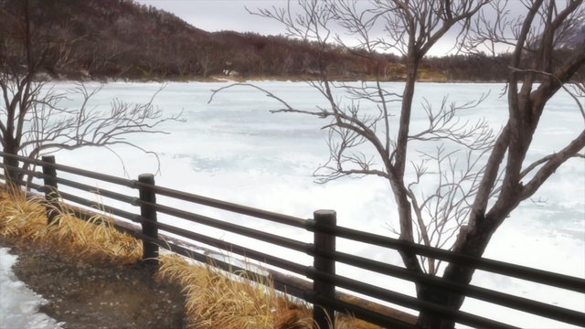 赤城山・小沼湖畔